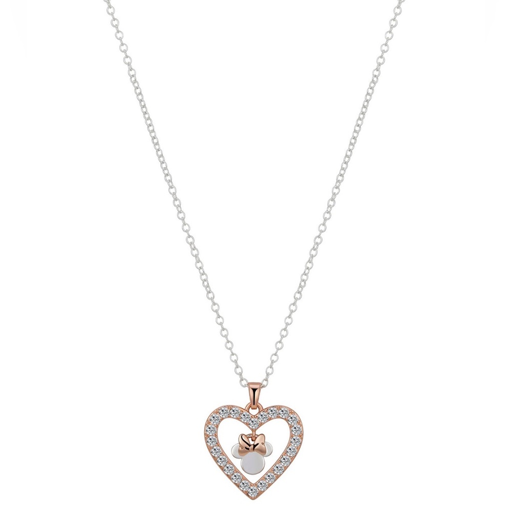 Cubic Zirconia Pendant Necklace (0.06 ct. t.w.) in 14K Gold Flash Plated